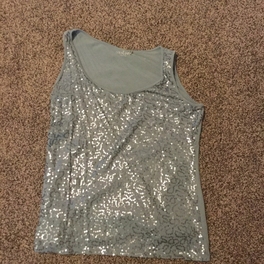 Fun sparkle tank top